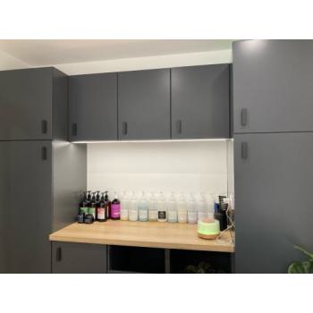  PROFIL ALU BLANC 3M + CAPOT 