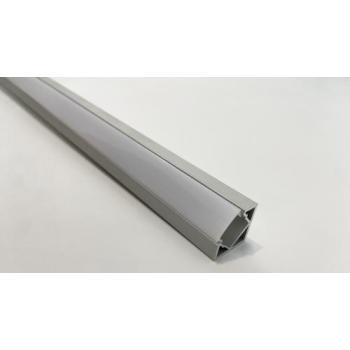  PROFIL ALU D'ANGLE GRIS 2M + C 