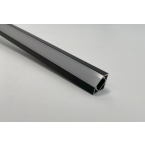  PROFIL ALU D'ANGLE NOIR 2M + C 