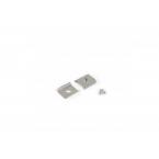  CLIPS /2 U5 INOX PROFILE 12MM 