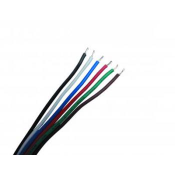  Cble AWG 6 fils (RGB+TW) 