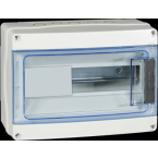  Coffret 12 mod. IP65 opercul 