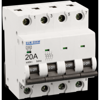  Disj. 4P 20A courbe C  6kA 