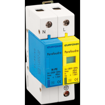  Parafoudre 1P+N  T2, Imax 40kA 