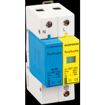  Parafoudre 1P+N  T2, Imax 40kA 