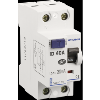  **ID. 40A 1P+N 30mA Classe AC 