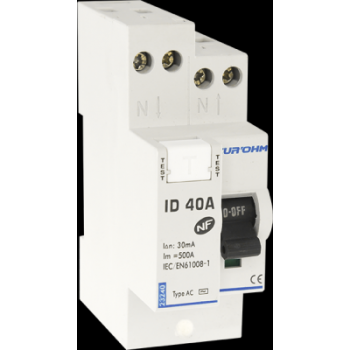  Inter. diff. 40A 1P+N 30mA hau 