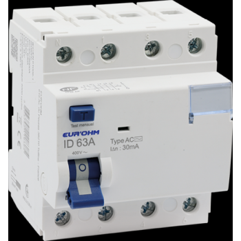  ID 63A 3P+N 30mA H/B , AC 