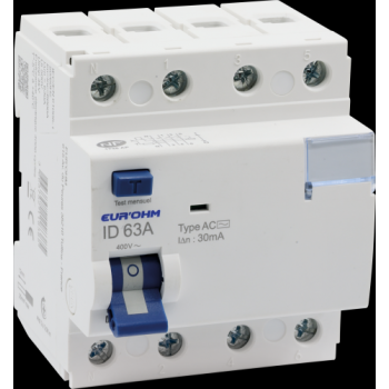  ID 63A 3P+N 30mA H/B , AC 
