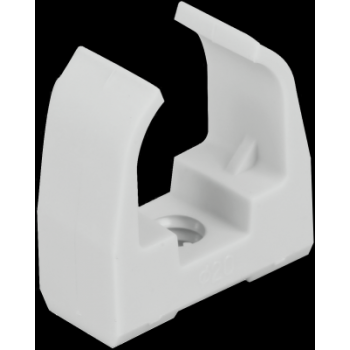  Clips tube d.25 gris 