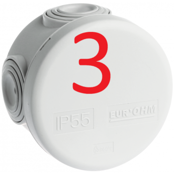  **Bte IP55 ronde d.60x40 - 960 