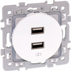  SQUARE chargeur dble USB 5V 