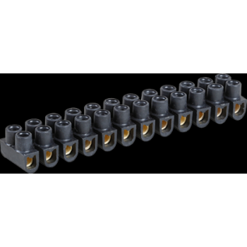  Barrette laiton noire 2,5 mm 
