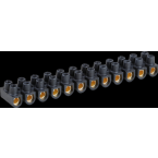  **Barrette laiton noire10 mm� 