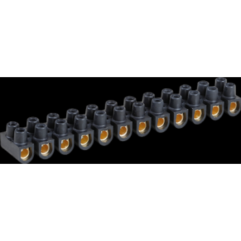  Barrette laiton noire10 mm 