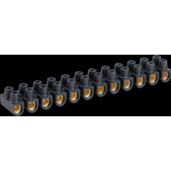  Barrette laiton noire10 mm 