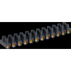  **Barrette laiton noire 16 mm� 