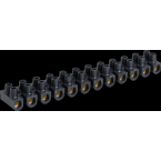  **Barrette laiton noire 25 mm� 