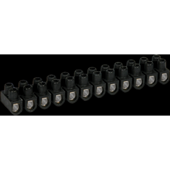  Barrette acier noire10 mm 