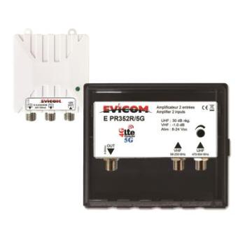  KIT PREAMPLI UHF 30 DB + ALIM 