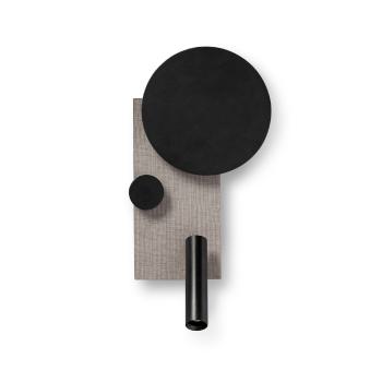  KLEE APPLIQUE GRIS LED 10W LEC 