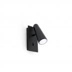  LAO APPLIQUE NOIR LED 4,5W 300 
