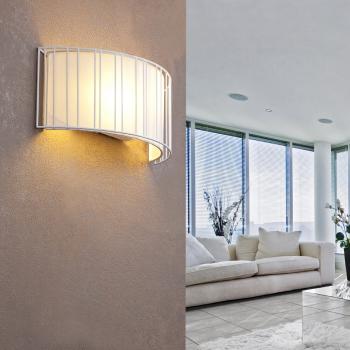 LINDA APPLIQUE BLANCHE 2 X E27 