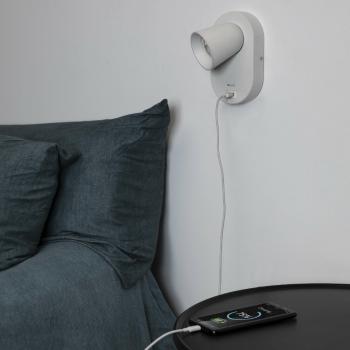  CORB APPLIQUE BLANC GU10 + USB 