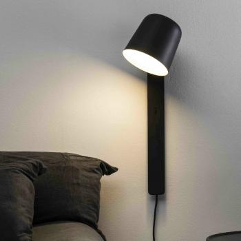  TILA APPLIQUE NOIR 1XE27 