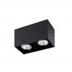  TECTO PLAFOND NOIR 2 X GU10 