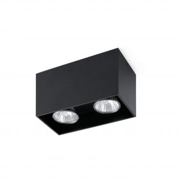  TECTO PLAFOND NOIR 2 X GU10 