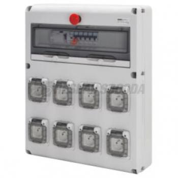  COF. TETRA.8PC 230V 16A+30MA+A 