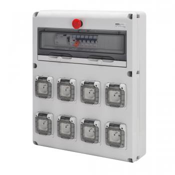  COF. TETRA.8PC 230V 16A+30MA+A 