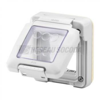  PLASTRON ETANCHE 2 POSTES SYST 