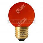  Spherical LED 1W E27 30Lm red 