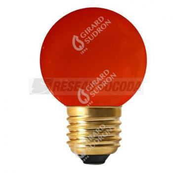  Spherical LED 1W E27 30Lm red 