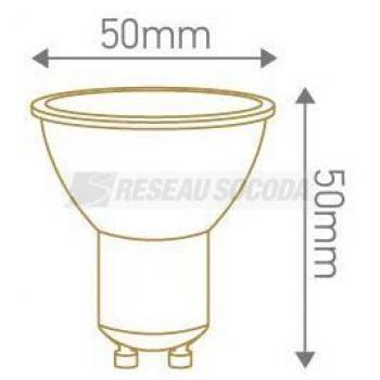  Spot LED 5W GU10 6500k 100 