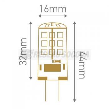  Ppite LED G4 Silicone 3W 3000k 