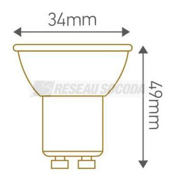  **Spot Led MR11 230V GU10 4W 4 
