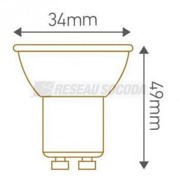  Spot Led MR11 230V GU10 4W 400 