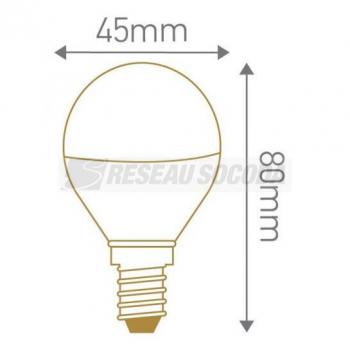  Sphrique G45 LED 330 5W E14 4 