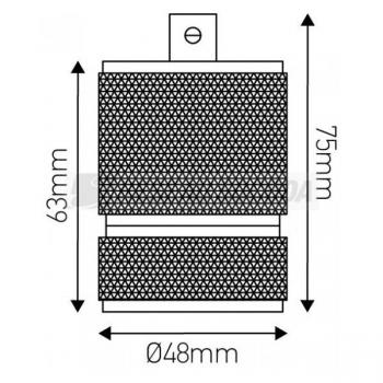  Douille Micro Acier E27 Filete 