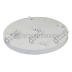  **Plafonnier Acier D.300mm Bla 