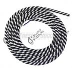  Cable rond spirale noir blanc 