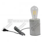  CONCRETE  Cylindric table lamp 