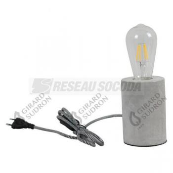 CONCRETE  Cylindric table lamp 