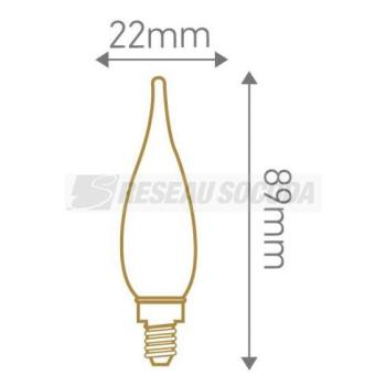  **Flamme GS1 Filament LED 1W E 