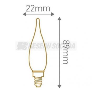  Flamme GS1 Filament LED 1W E14 