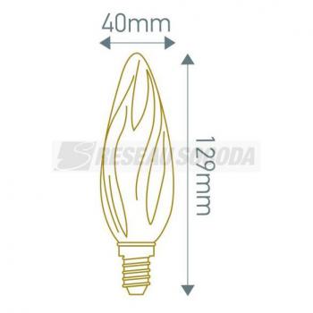  Candle GS8 LED Filament 4W E14 