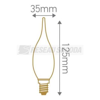  **Candle GS4 LED Filament 4W E 